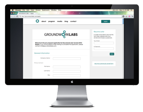 Groundwork Labs Apply