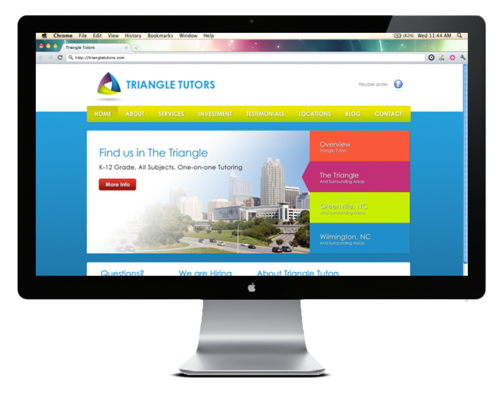 Triangle Tutors – Desktop
