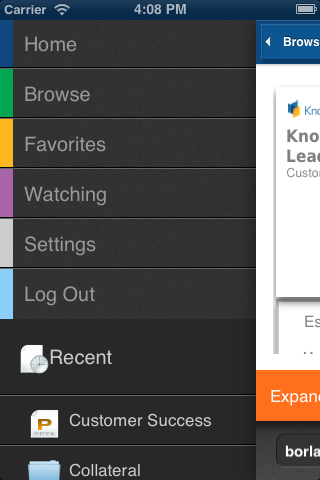 Fig. 1 iPhone Screenshot